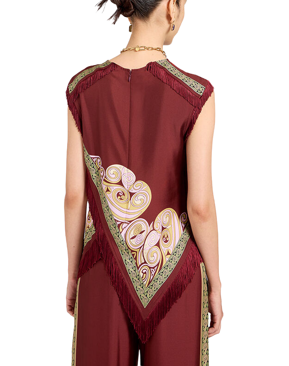 La Double J Scarf Top