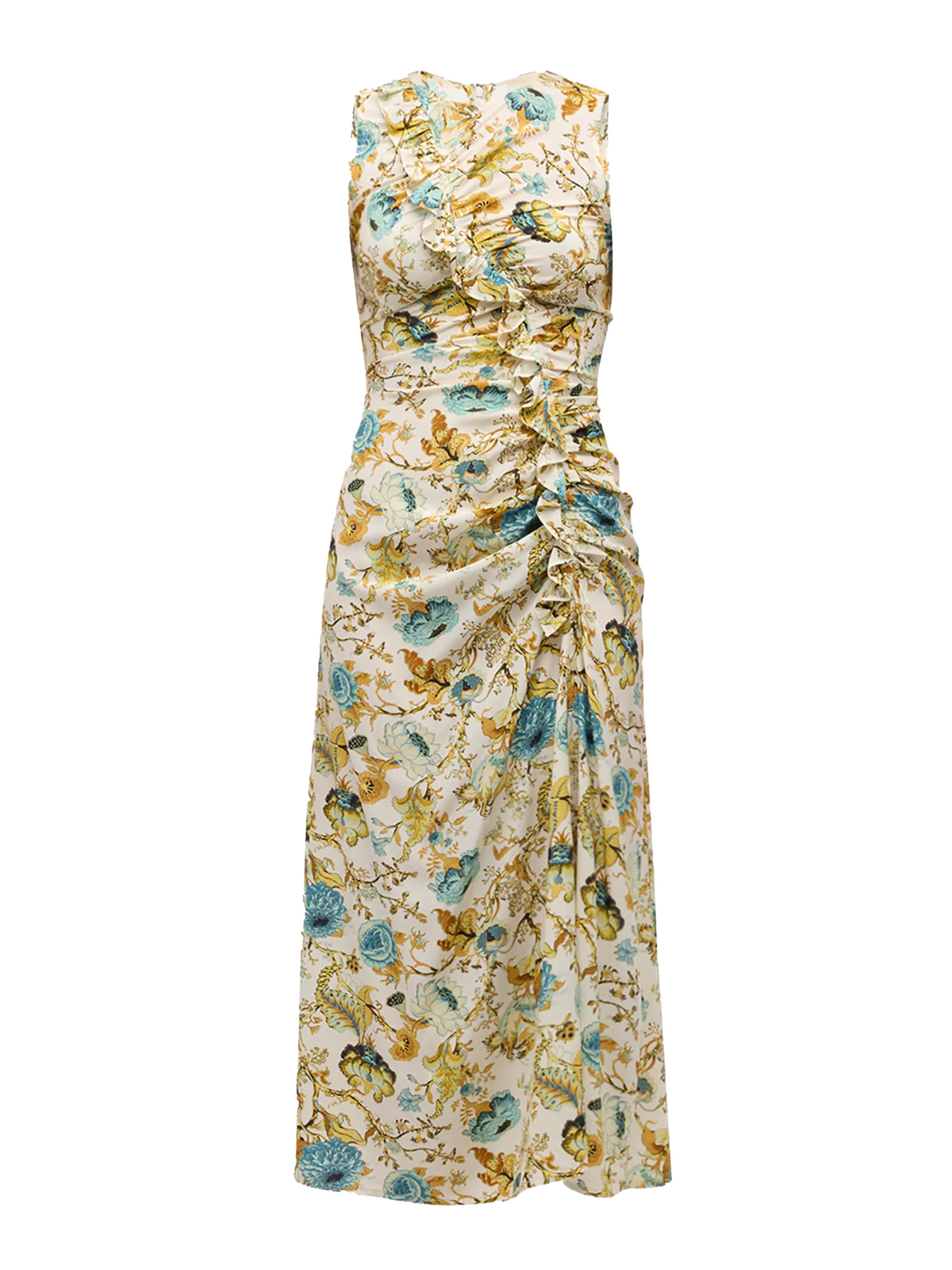 Ulla Johnson Lorna Floral Midi Dress