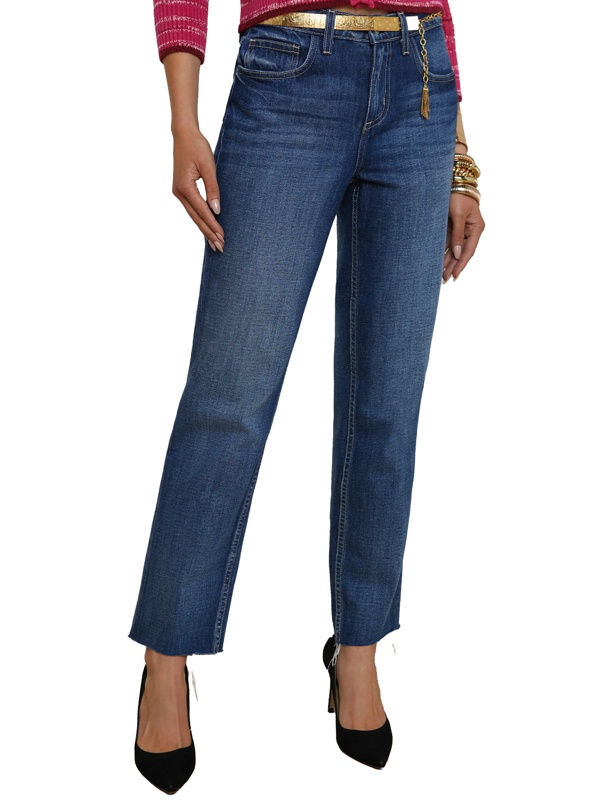 L&#39;AGENCE Milana Slouchy Stovepipe Jean