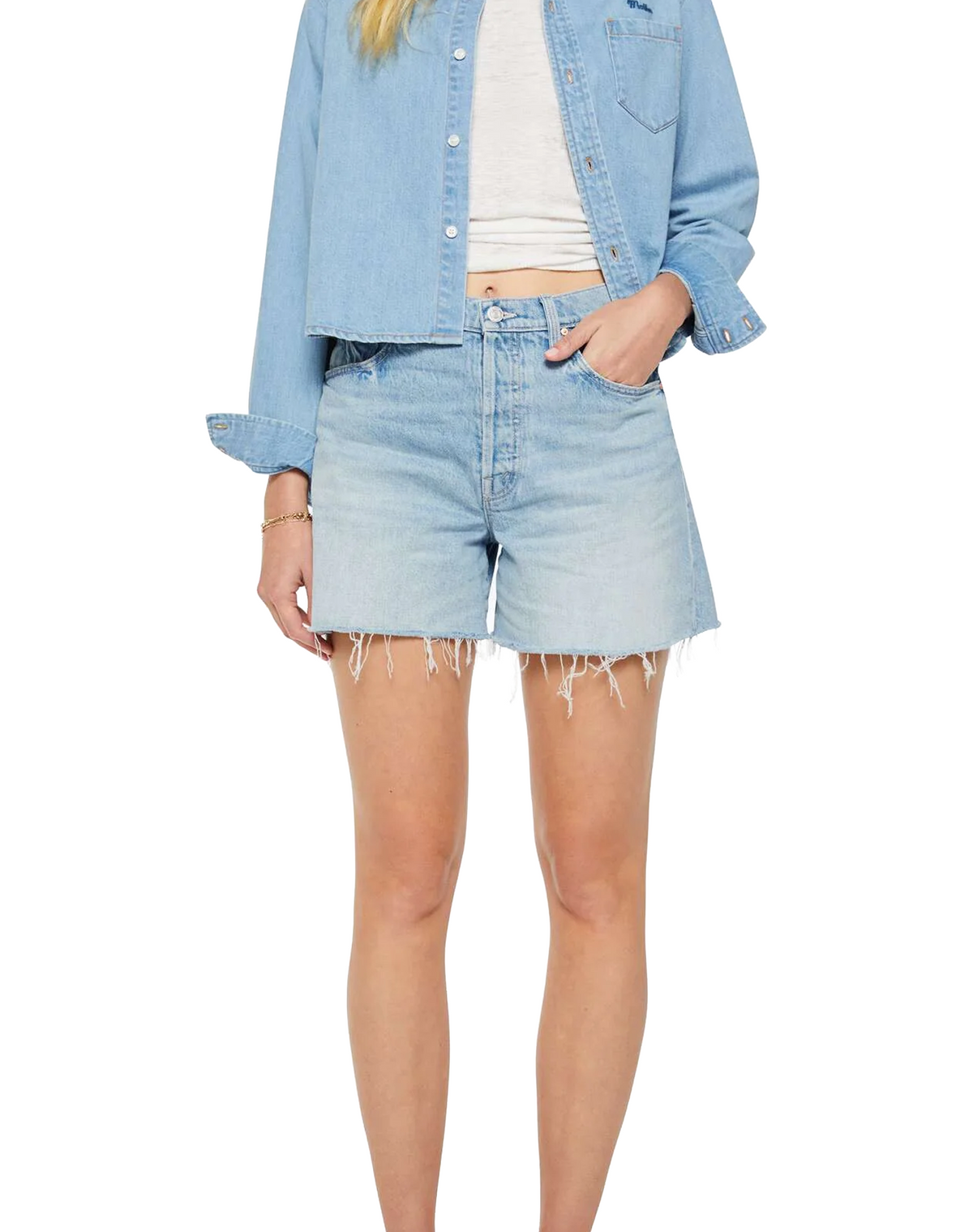 MOTHER The Extra Mile Jean Short