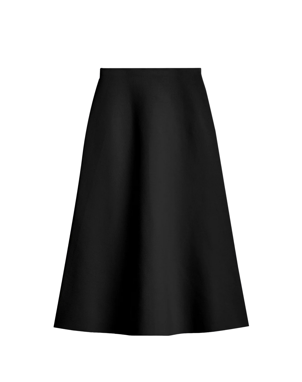 Scanlan Theodore Crepe Knit Soft Hem Skirt