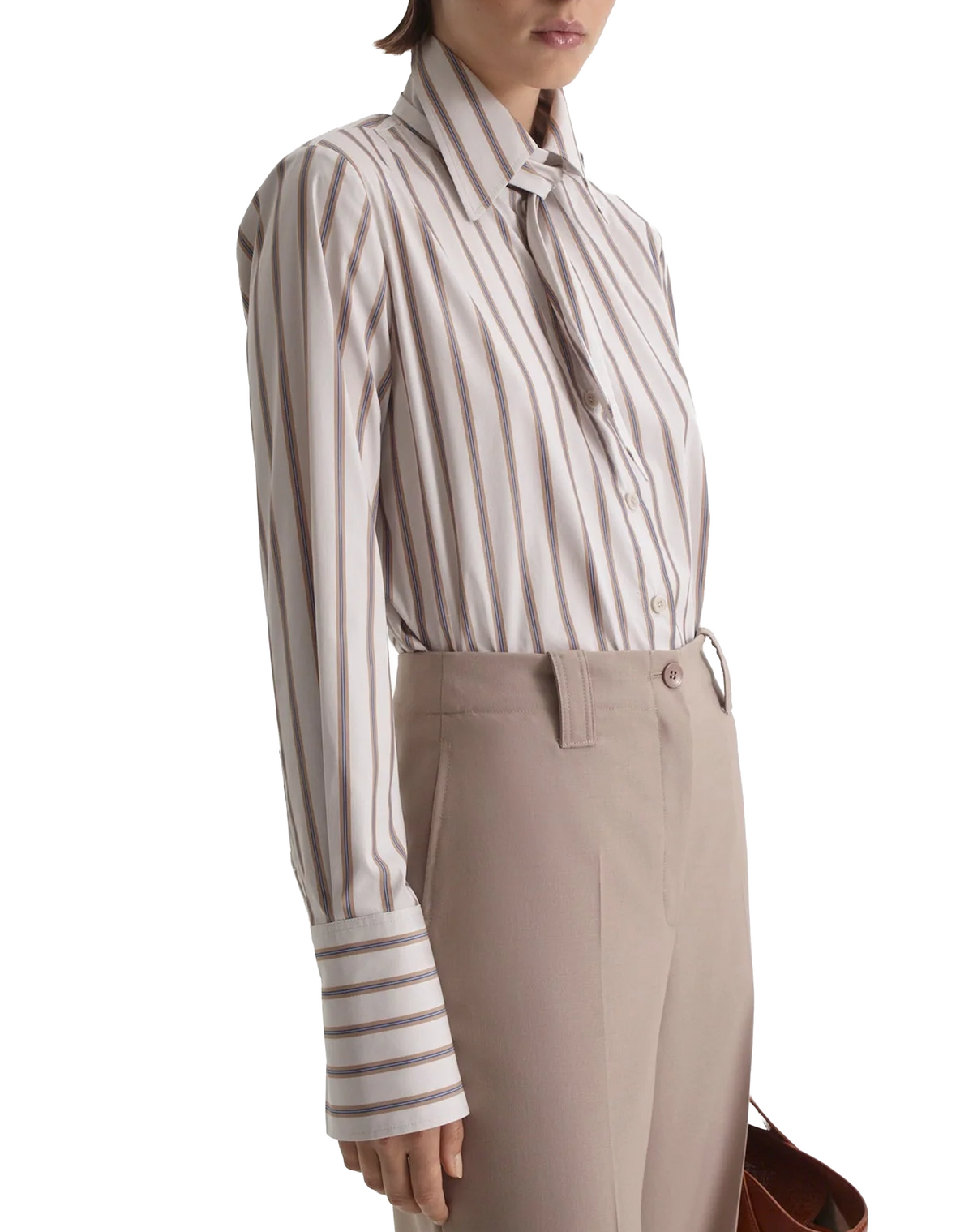 Scanlan Theodore Stripe Cavat Shirt