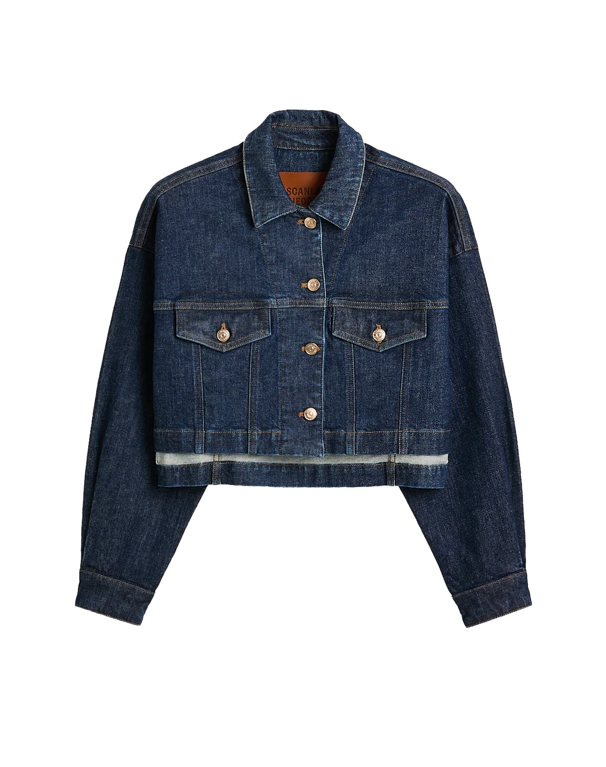 Scanlan Theodore Denim Cropped Jacket