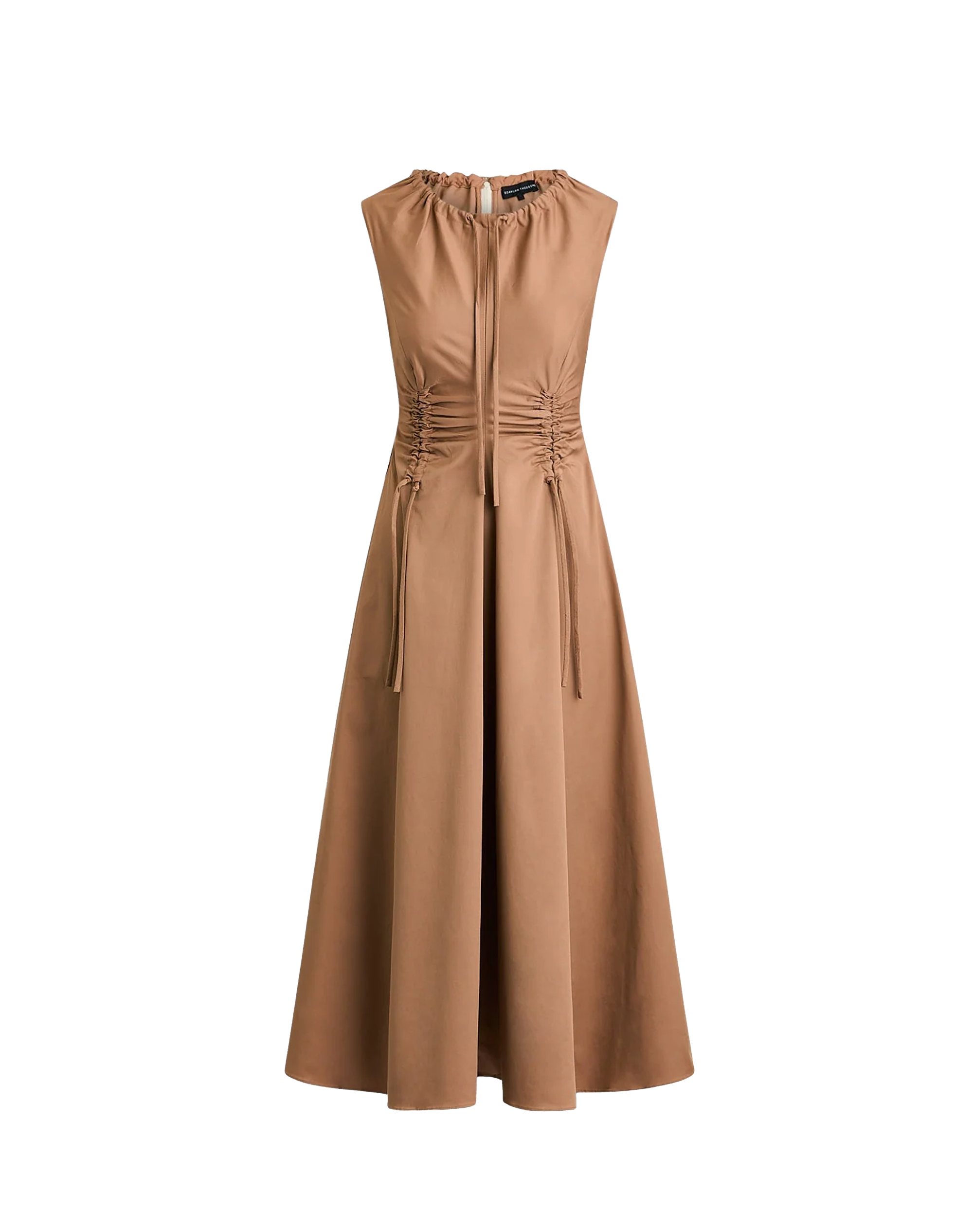 brown cargo dress Yuwull Women's Causal Cargo Skirts Button Maxi Skirt Dress Drawstring Streetwear with Pockets Summer Long Denim Skirts Brown