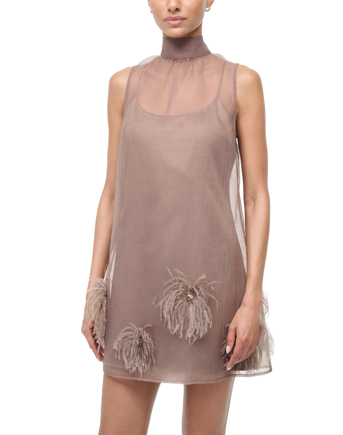 STAUD Albee Mini Dress