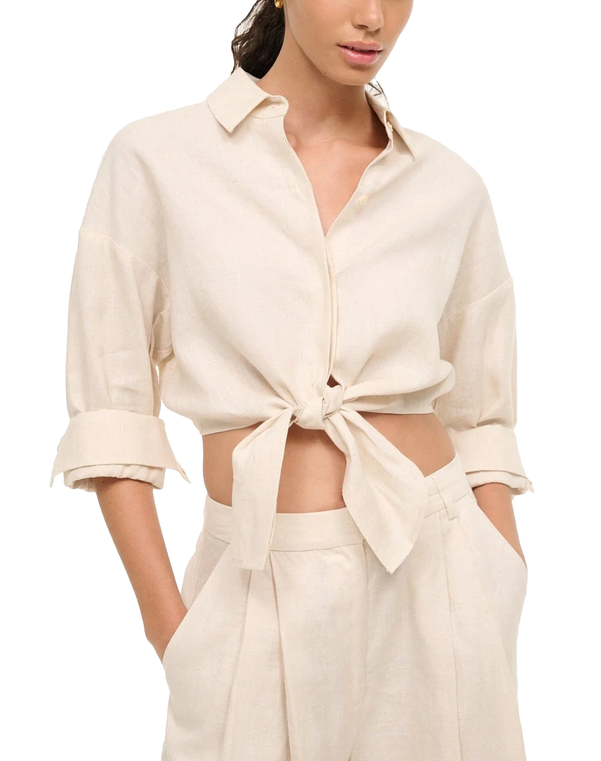 Staud Lisa Linen Top