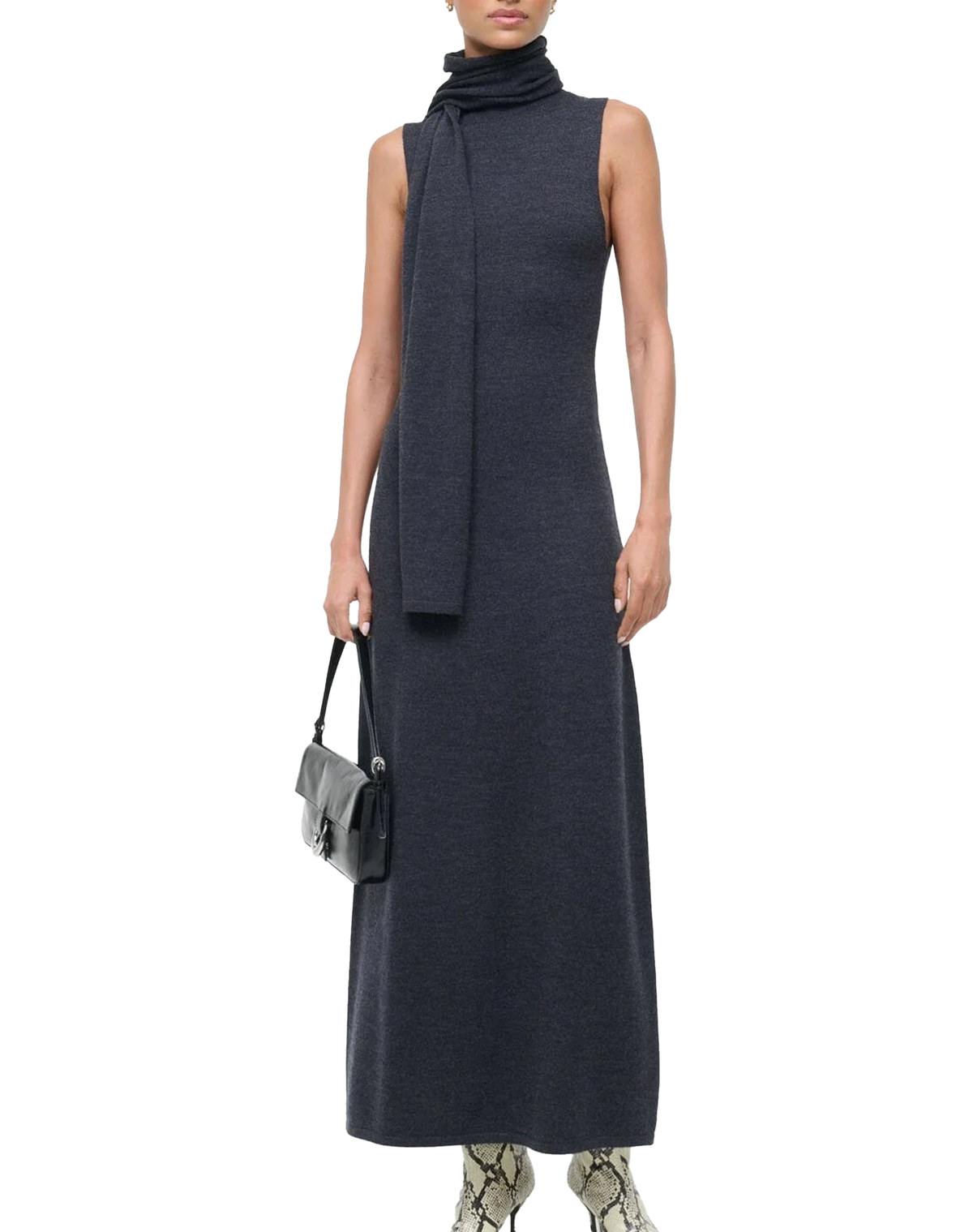 STAUD Canal Midi Dress