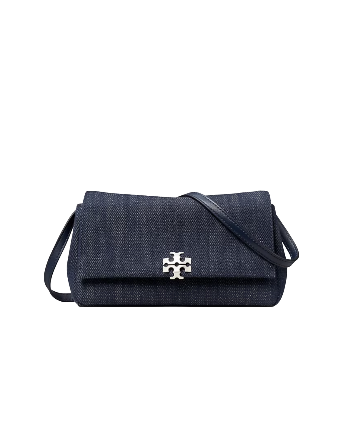 Tory Burch Charlie Denim Wallet Crossbody