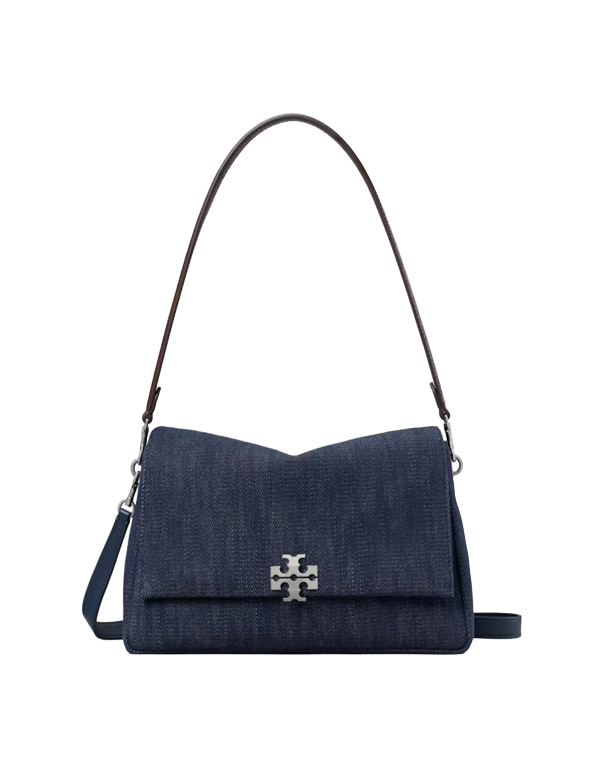 Tory Burch Charlie Denim Shoulder Bag