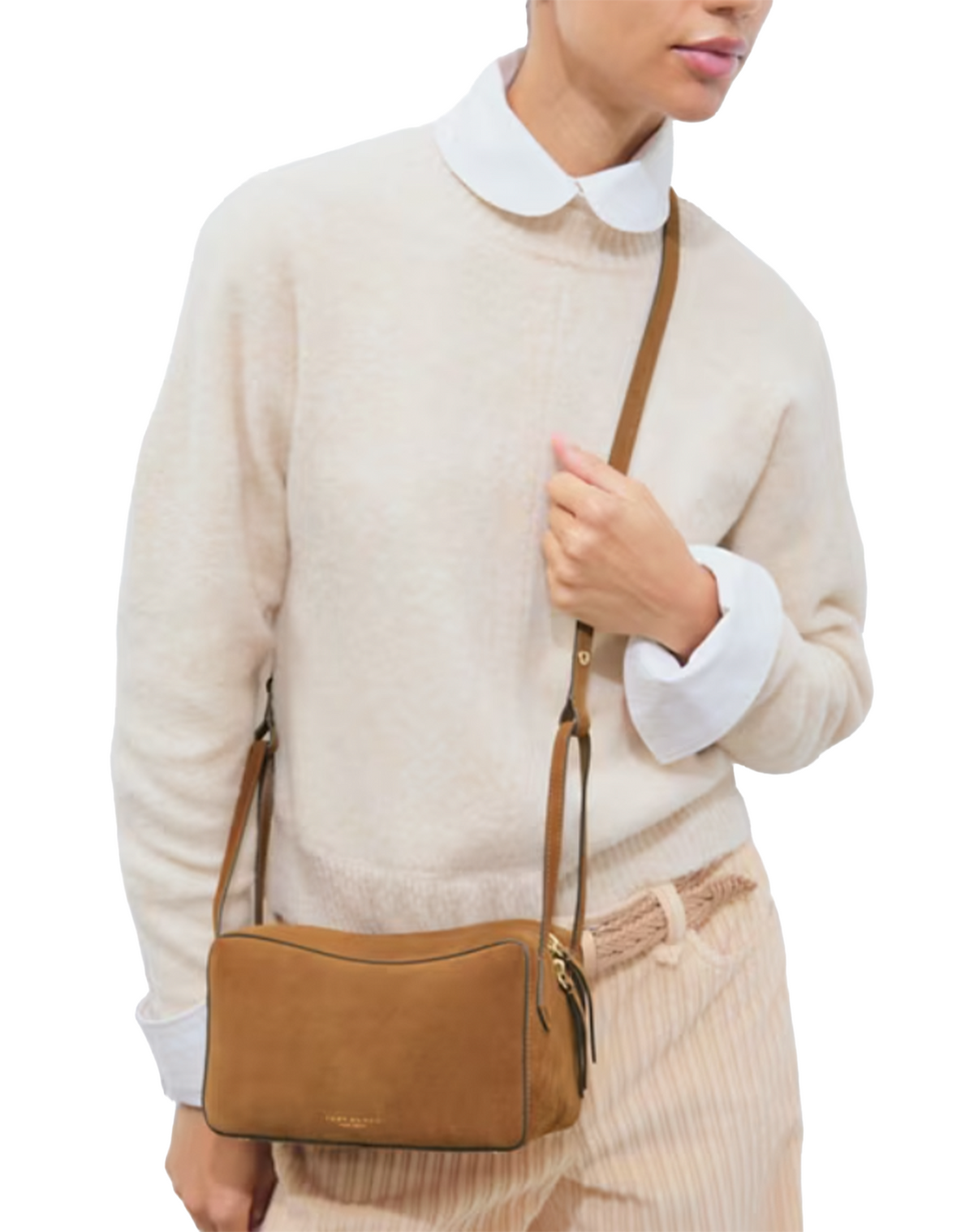 Tory Burch Perry Suede Crossbody