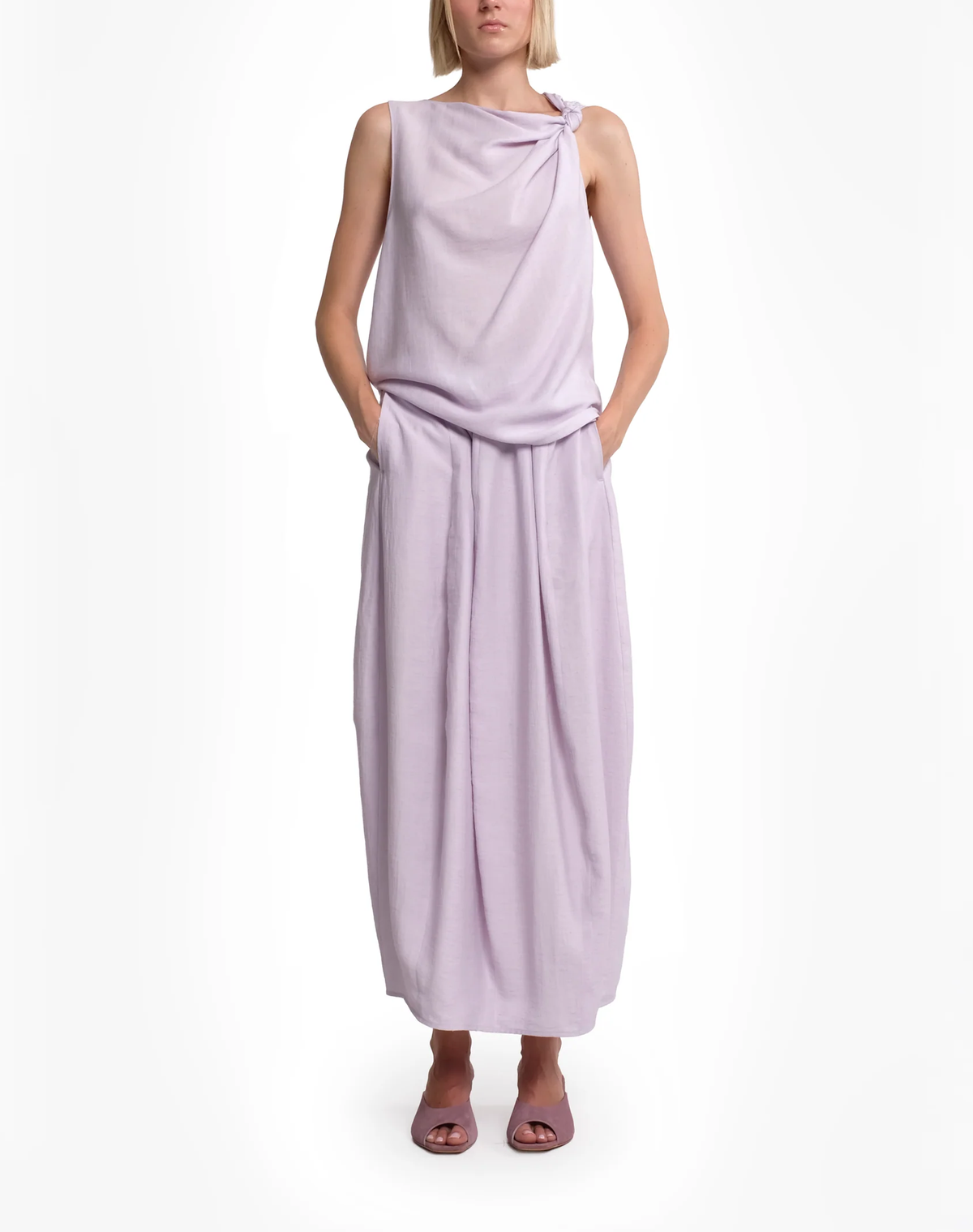 TELA Candito Linen Skirt