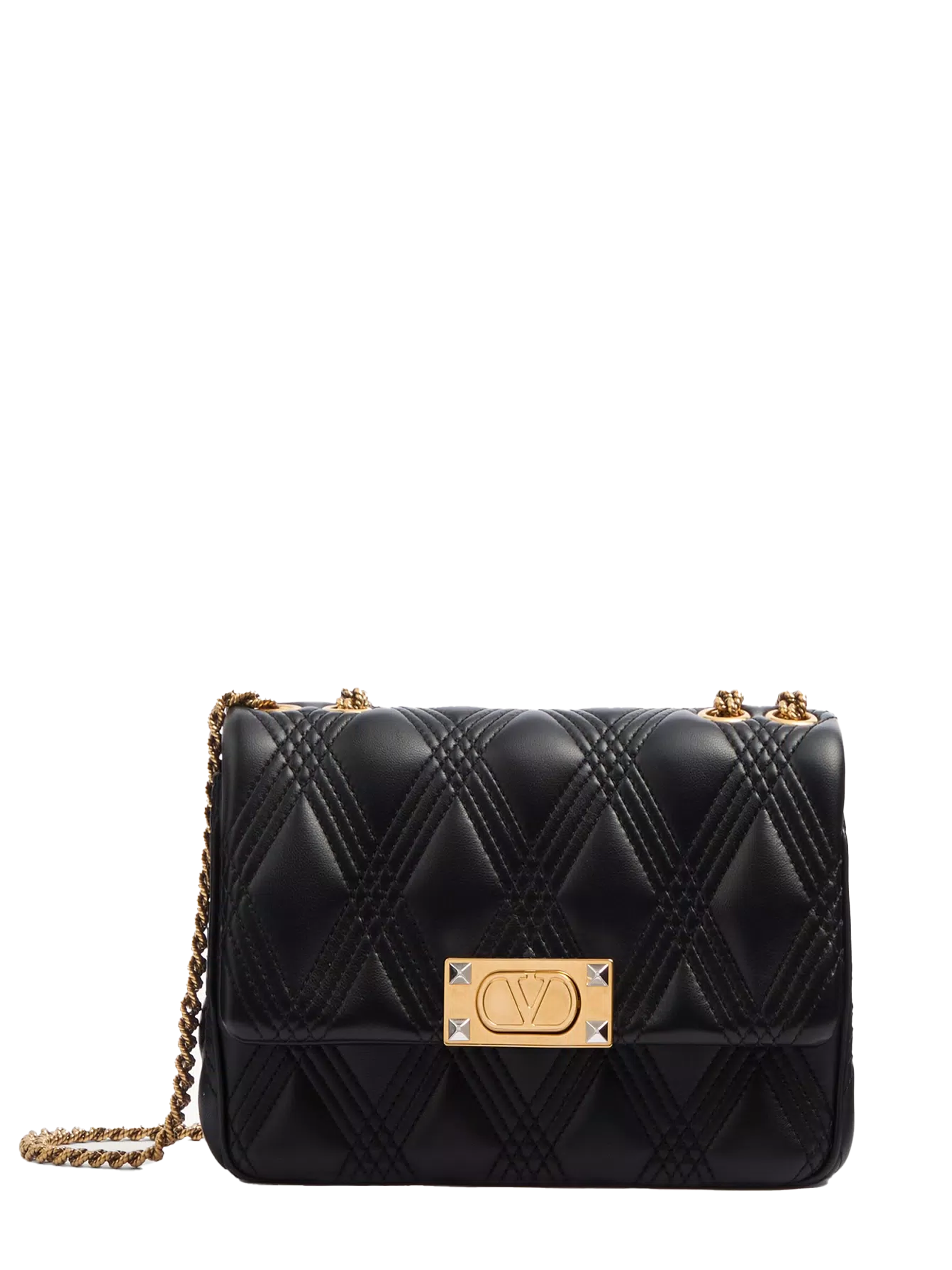 VALENTINO GARAVANI QUILTIE 67 MEDIUM SHOULDER BAG - Joseph VALENTINO GARAVANI QUILTIE 67 MEDIUM SHOULDER BAG - Joseph
