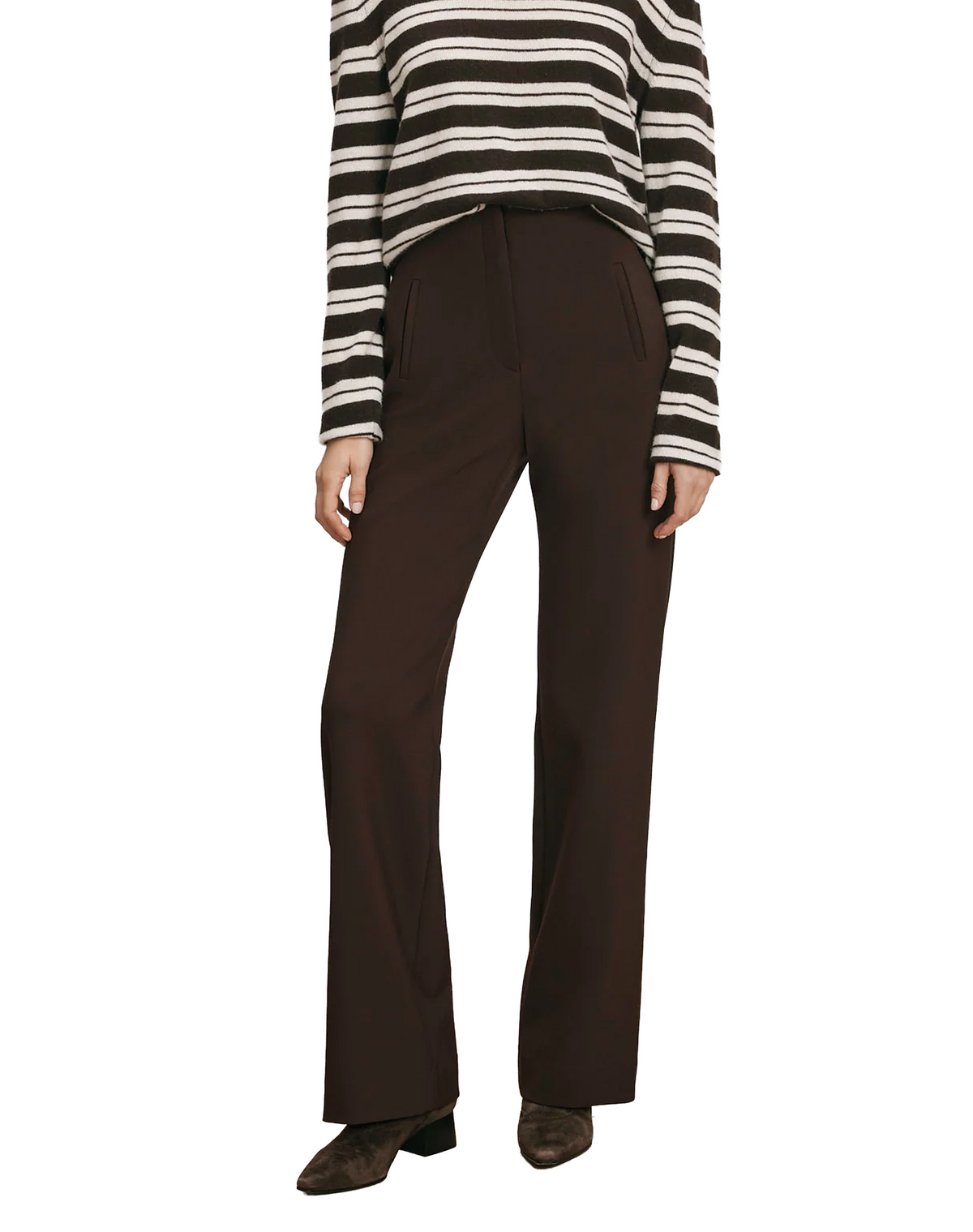 Veronica Beard Carys Straight-Leg Pant