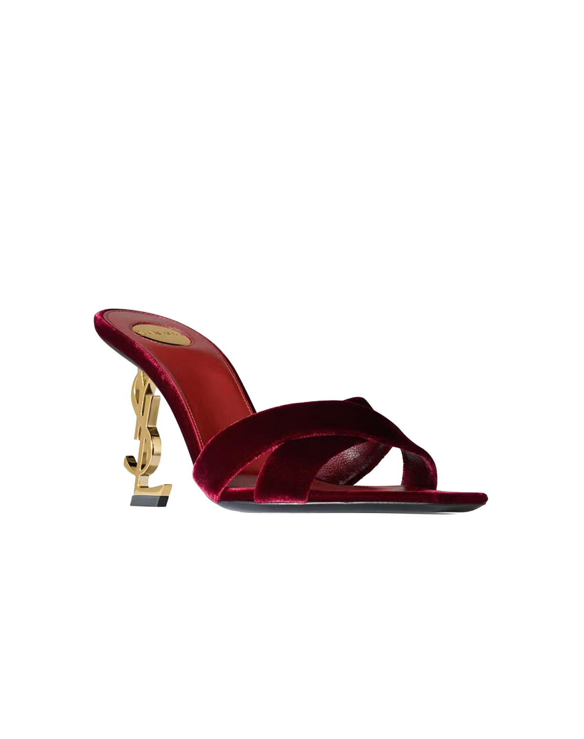 Saint Laurent Opyum Velvet Mule