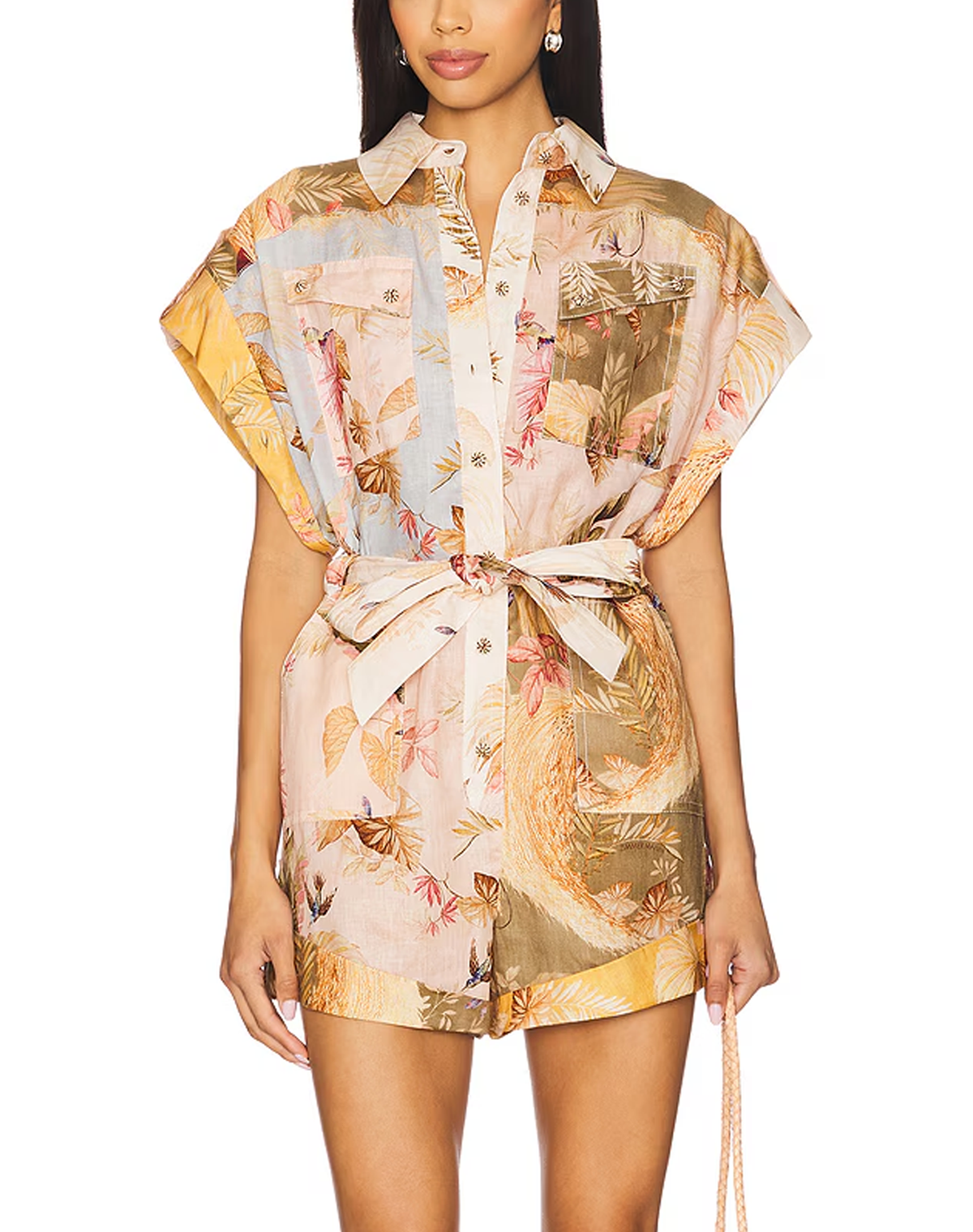 Zimmermann Cuffed Playsuit