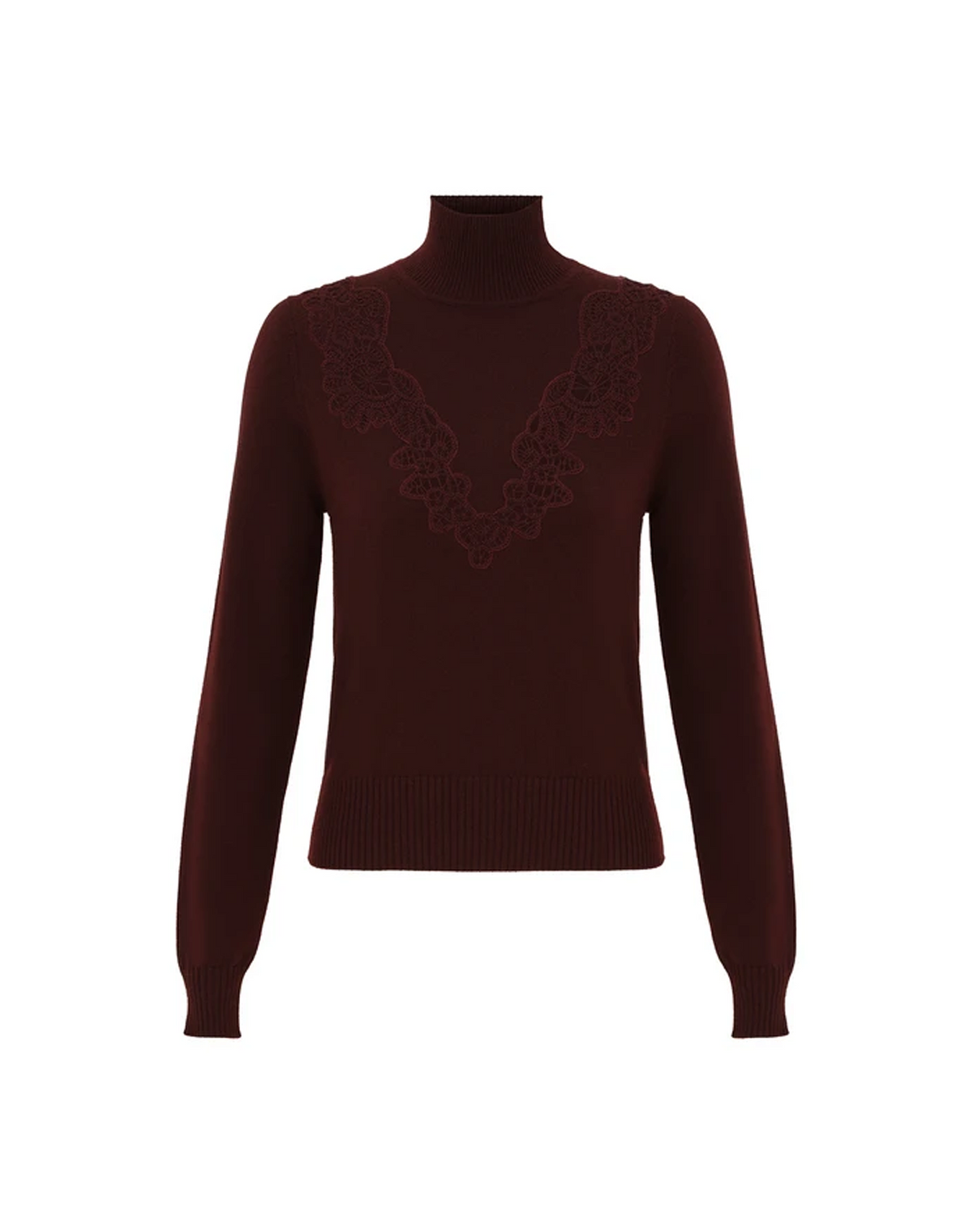 Zimmermann Valiant Lace Turtleneck