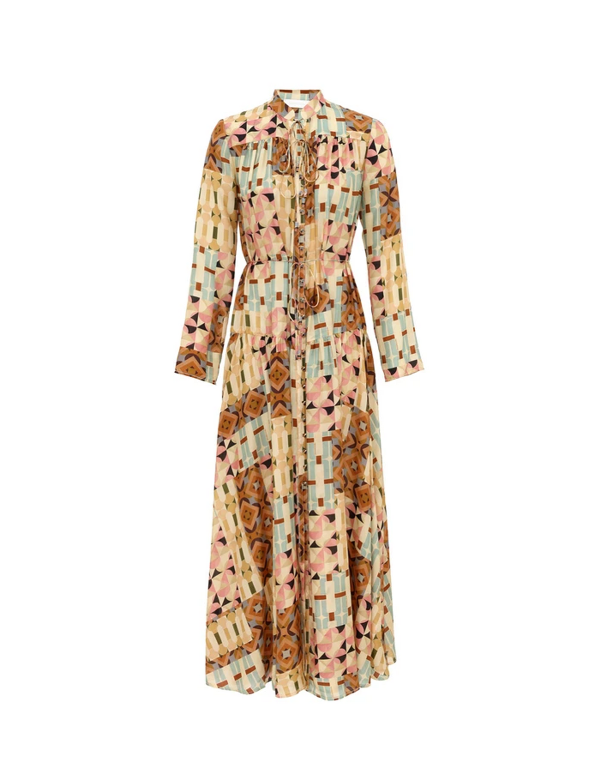 Zimmermann Long Sleeve Maxi Dress