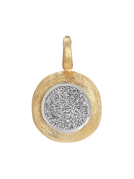 Marco Bicego Jaipur Medium Two-Tone 18K Gold &amp; Diamond Pendant