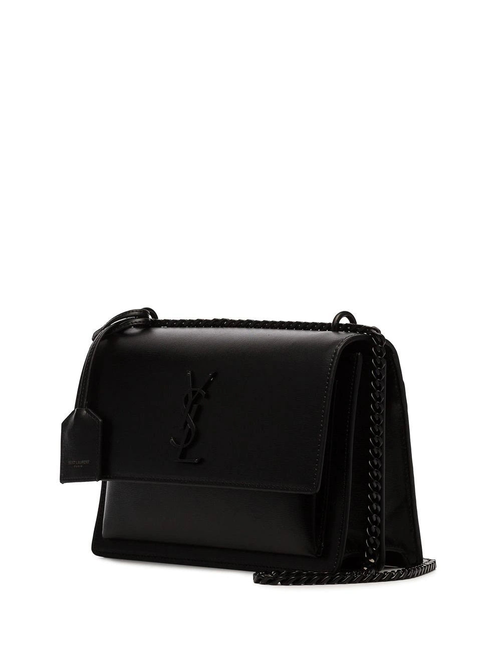 Saint Laurent Medium Sunset Shoulder Bag - Grey