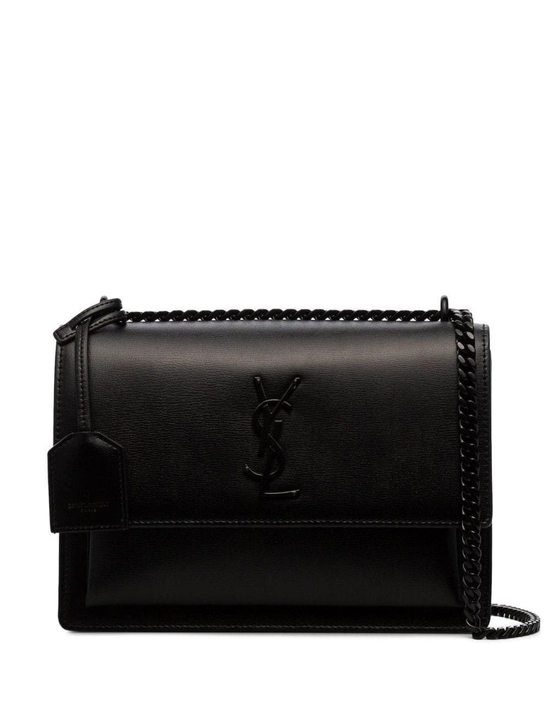 【24AW NEW】SAINT LAURENT / Sunset Small ショルダーバッグ YSL Saint Laurent Sunset Mini Chain Bag Silver Metallic