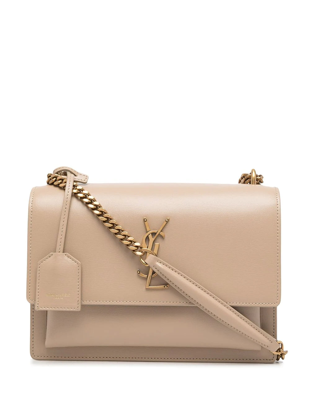ショルダーバッグ・ポシェット Saint Laurent Crossbody Bags Women Leather Beige/Dark Beige Saint Laurent - Lou Dark Beige Quilted Leather Camera Bag