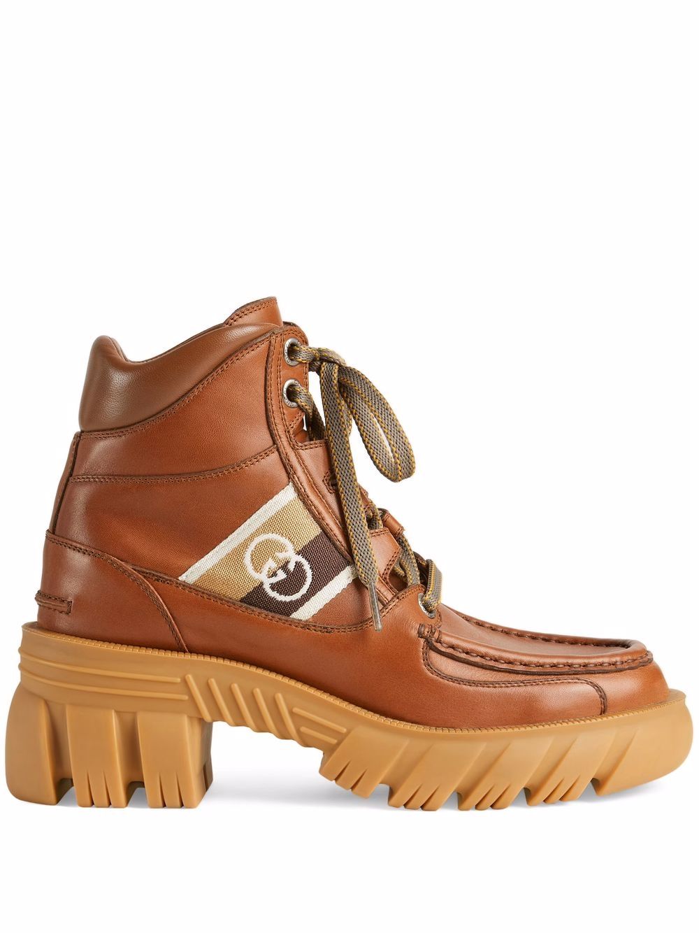 ダウンジャケット・コート Interlocking G Ankle Boots Gucci Black Interlocking G Chain Ankle Boots - Runway Catalog