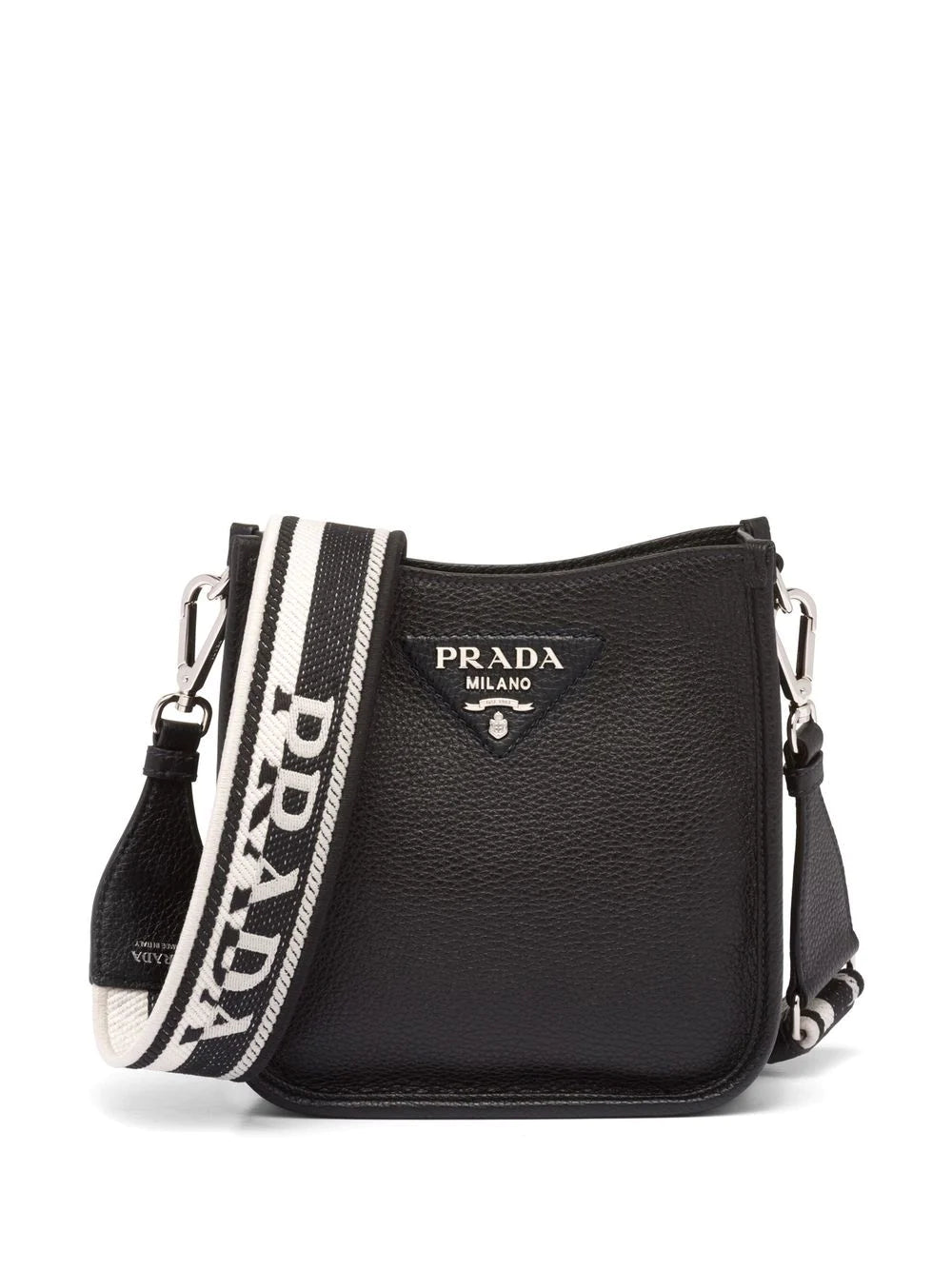 Prada Mini Logo-embellished Shoulder Bag Nero