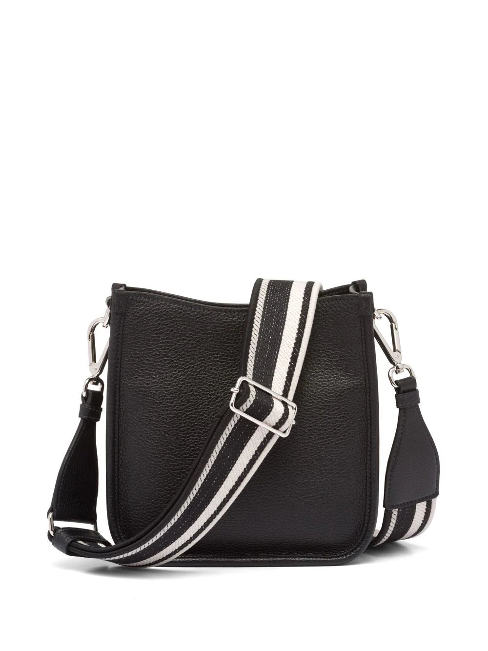 Prada small sales monochrome crossbody bag