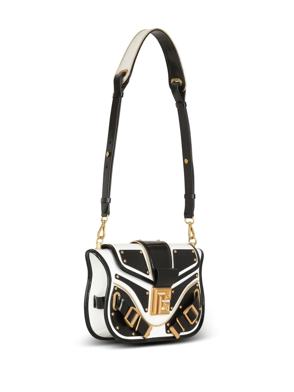 Balmain Blaze colour-block satchel bag