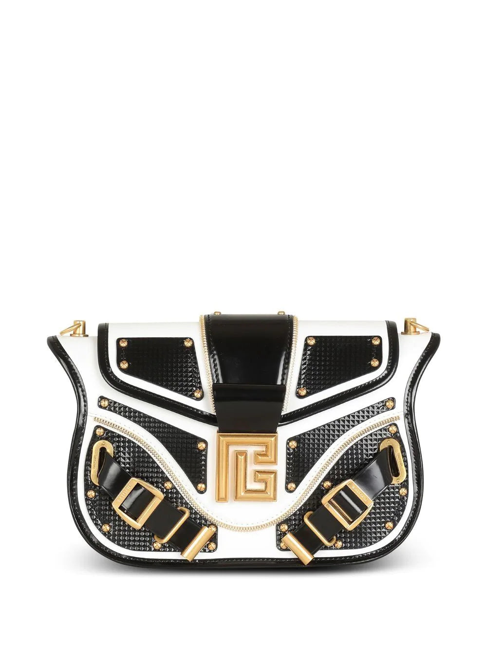 Balmain Blaze colour-block satchel bag