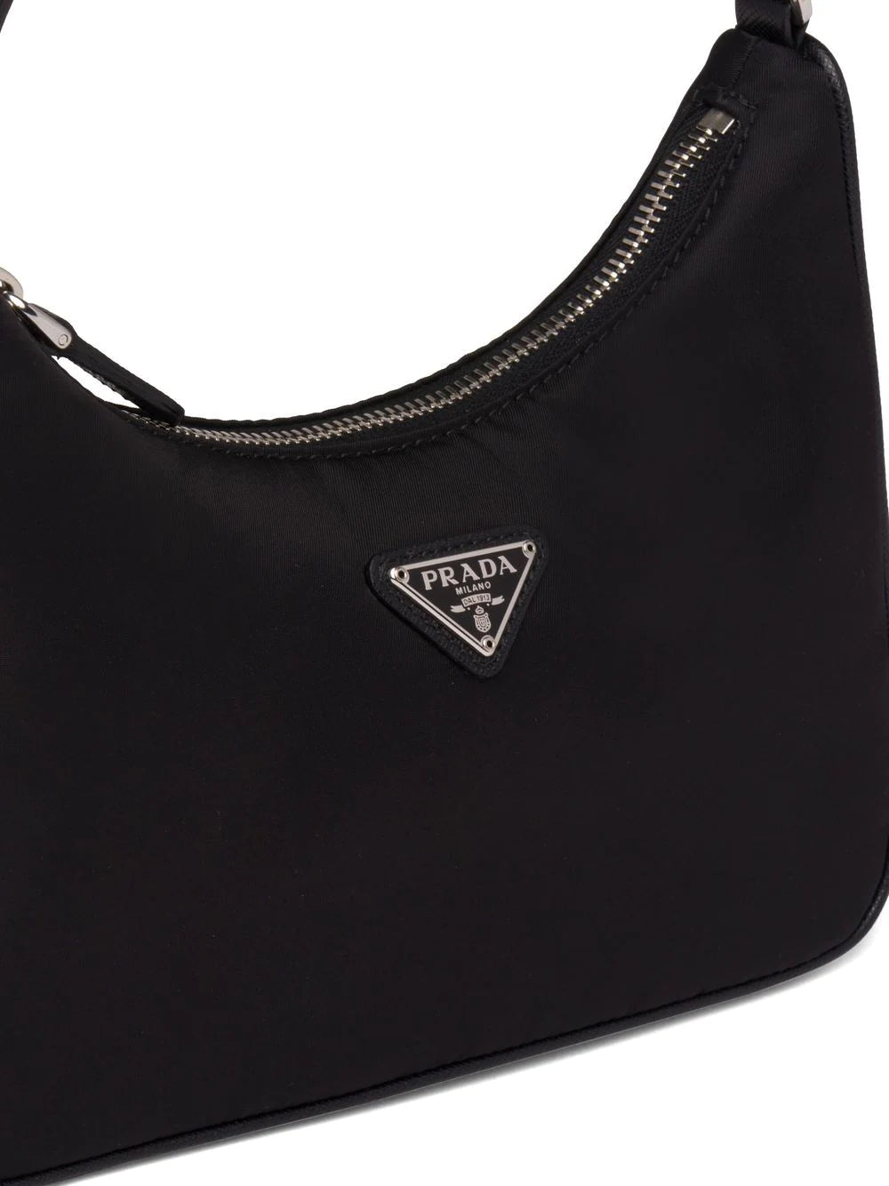 Black Prada Re-edition Saffiano Leather Mini Bag