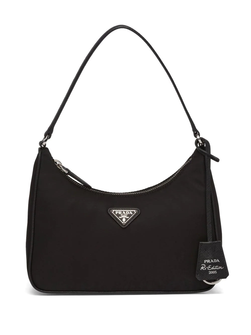 Prada logo on sale plaque bag