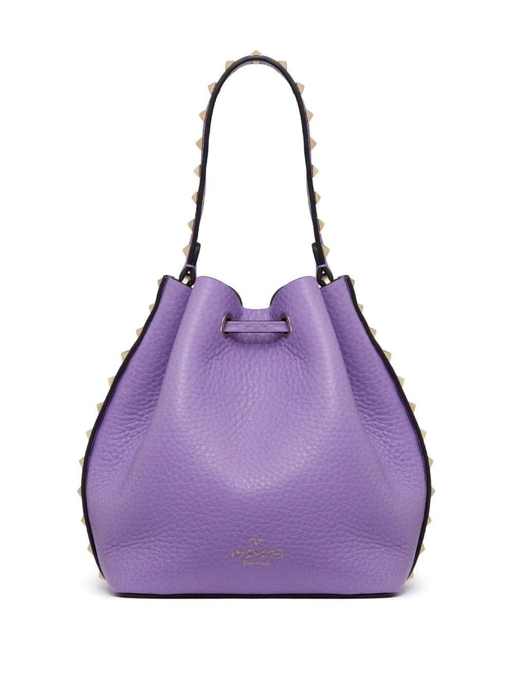 Valentino Garavani Rockstud grained texture bucket bag