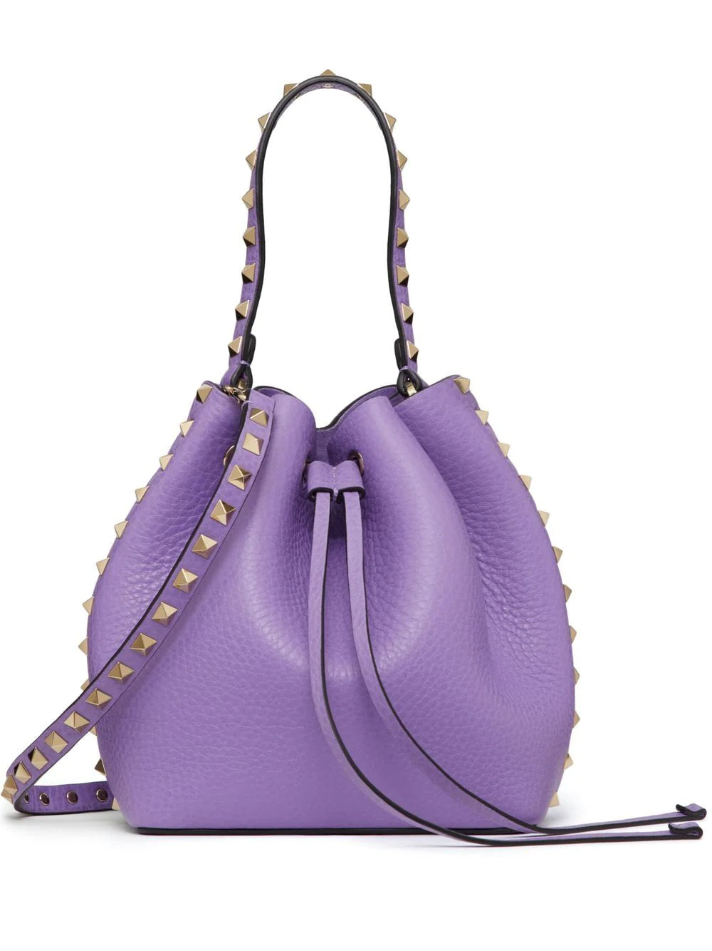 Valentino Garavani Rockstud grained texture bucket bag