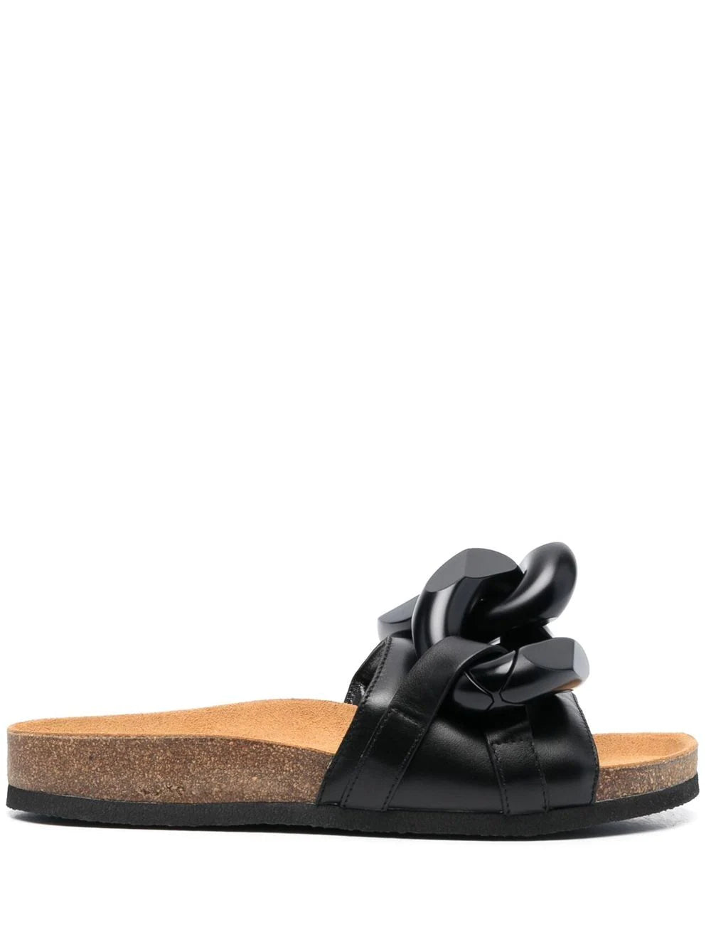 JW Anderson chain-link leather slides
