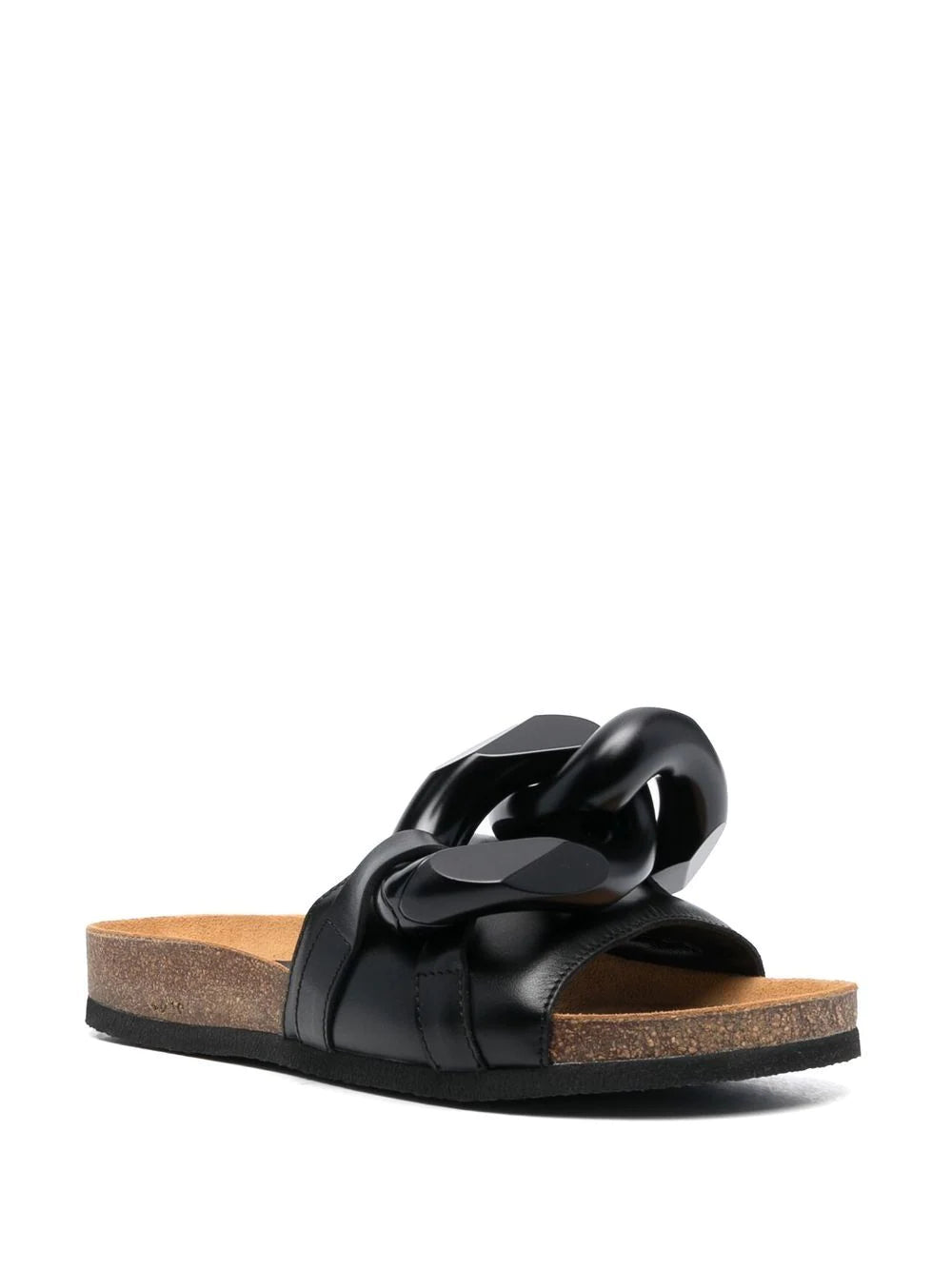 JW Anderson chain-link leather slides