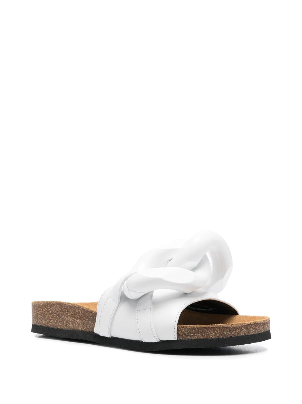 JW Anderson chain-link leather slides