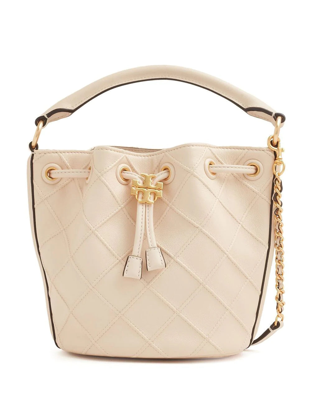 tory burch bucket bag white