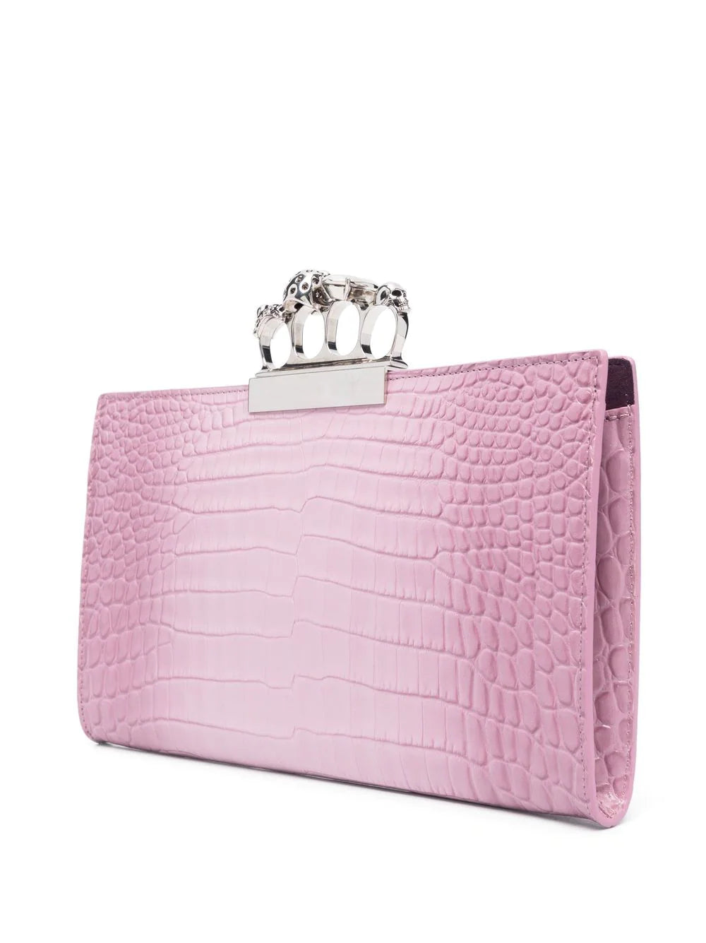 Alexander McQueen signature four-ring clutch bag