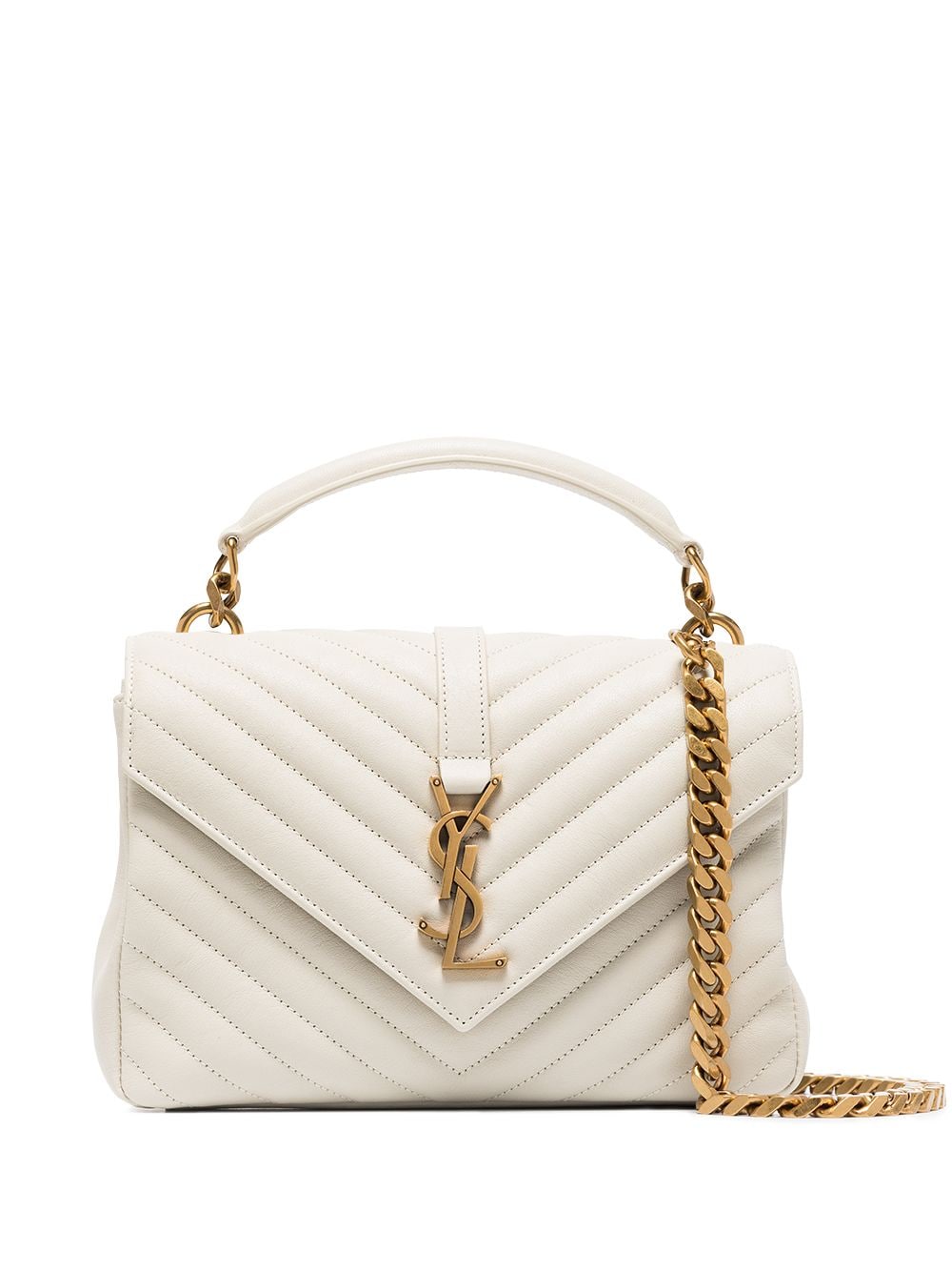 Saint Laurent College Leather Handbag