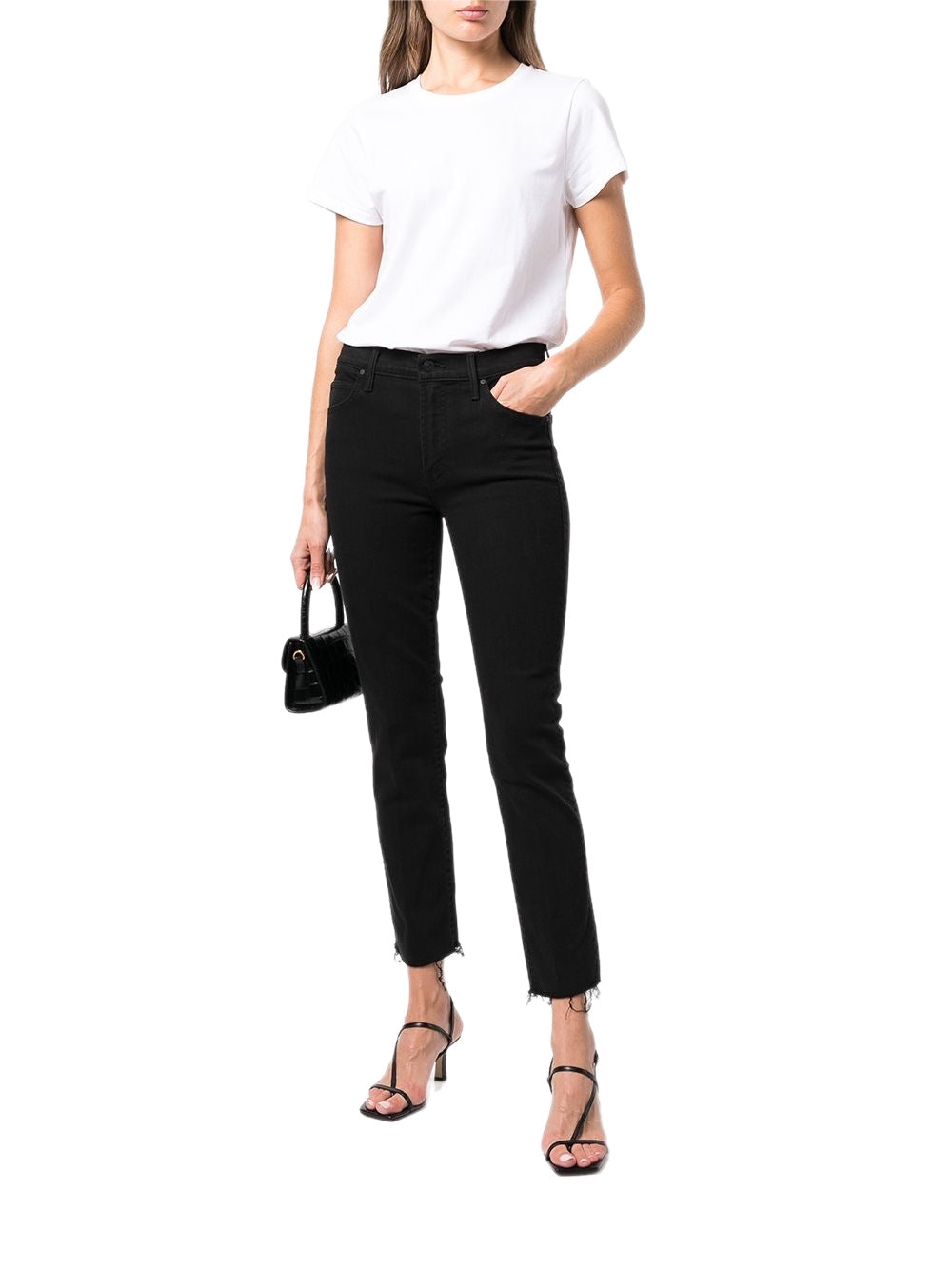 MOTHER The Rascal Ankle Fray jeans
