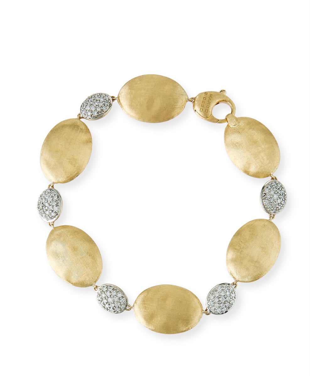Marco Bicego Large Siviglia Bead Bracelet with Diamonds