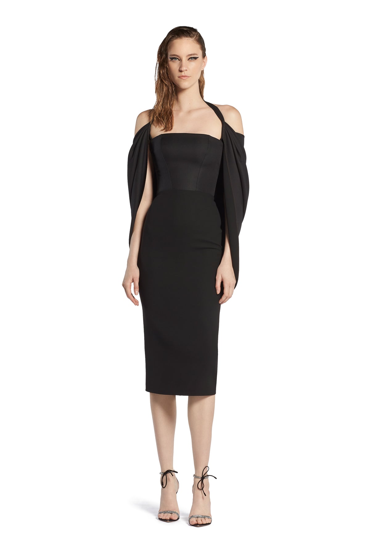 Maticevski Resonant Cape Back Dress